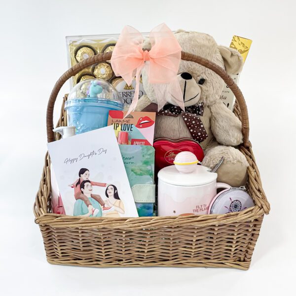 Dazzling Daughter's Day gift hamper adorned with Teddy, Chocolates, and more exciting gifts - Image 5