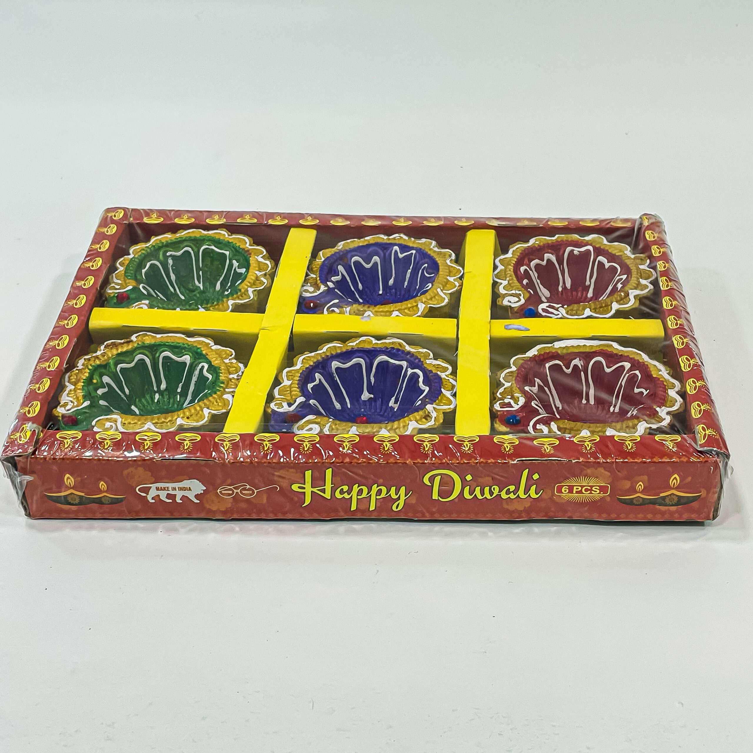 Colourful Diya set