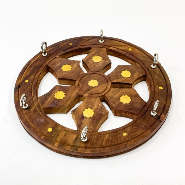 Wooden round Key holder