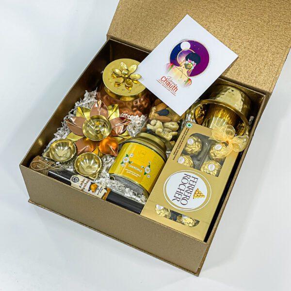 Karwa Chauth Gifts with Sweets, Diyas, and More - A Perfect Celebration Package - Image 2