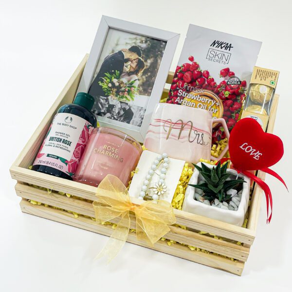 Cherish Your Love with Anniversary Gifts for Her - Featuring Photo Frame, Mrs. Mug, Ferrero Rocher, Plant, and More - Image 2