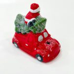 ceramic santa claus in car