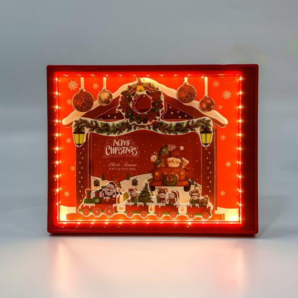 Cherished and personalized Christmas photo frame for your festive season - Image 2