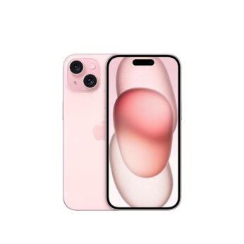 Apple iPhone 15 (256 GB) pink with Super Retina XDR display