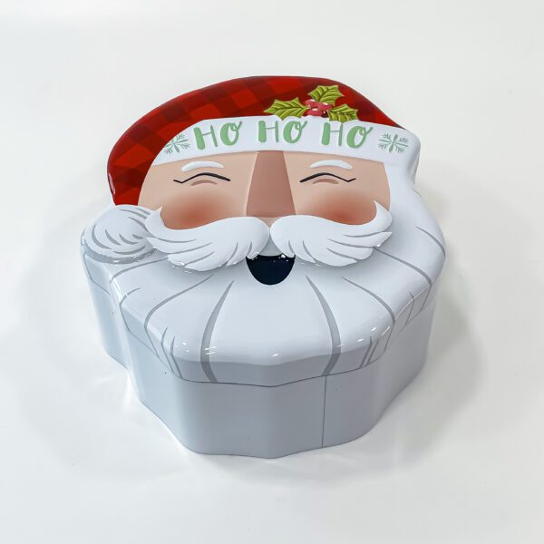 Iron Santa Claus container for your Christmas gift ideas (W 6 x L 7 x H 2.5) - Image 2