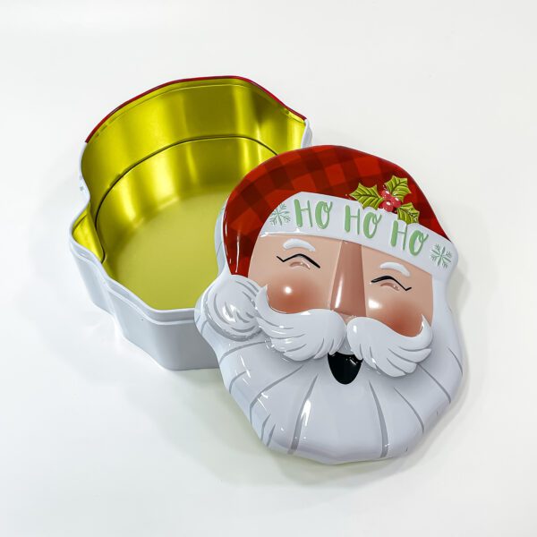 Iron Santa Claus container for your Christmas gift ideas (W 6 x L 7 x H 2.5) - Image 3