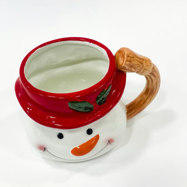 Add a Touch of Winter Charm to Your Home with our enchanting Snowman Flower Pots - Image 2