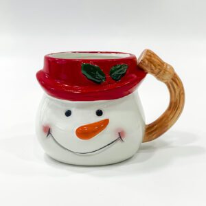 snowman flower pot