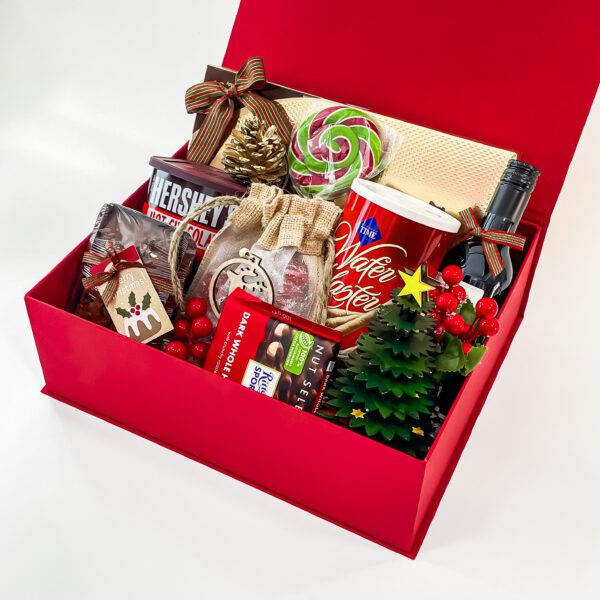 Scarlet Splendor: Unveiling the Ultimate Red Christmas Gift Box Delight - Image 3