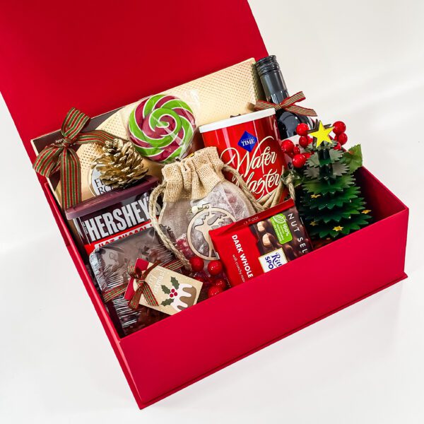 Scarlet Splendor: Unveiling the Ultimate Red Christmas Gift Box Delight - Image 4