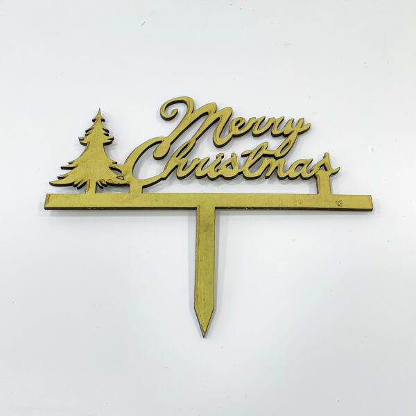 merry christmas cake topper