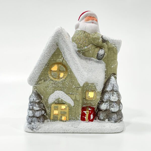 Enchanting Christmas Snow House with Santa - Image 2