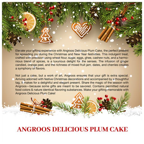 Indulge in Festive Bliss with Christmas Round Cake and Wine Pairing Extravaganza - Image 6