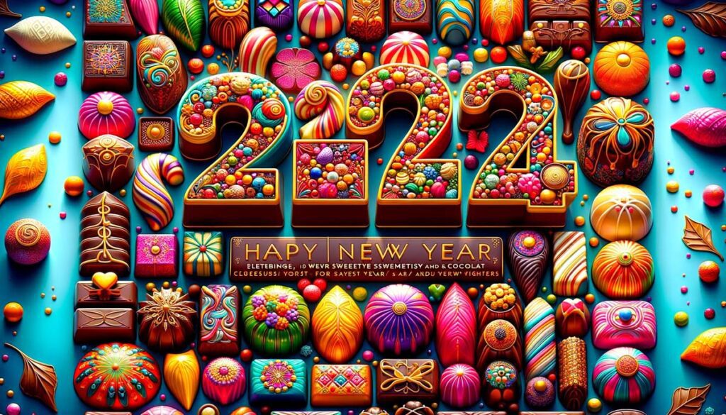 Happy New year 2024 Chocolate