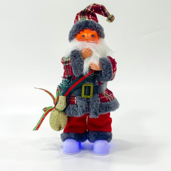 Cheerful dancing Santa Claus toy with light and music for your festive cheer - Image 4