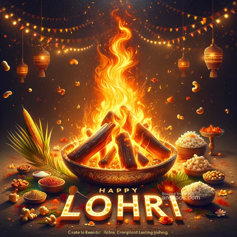 Lohri bonfire