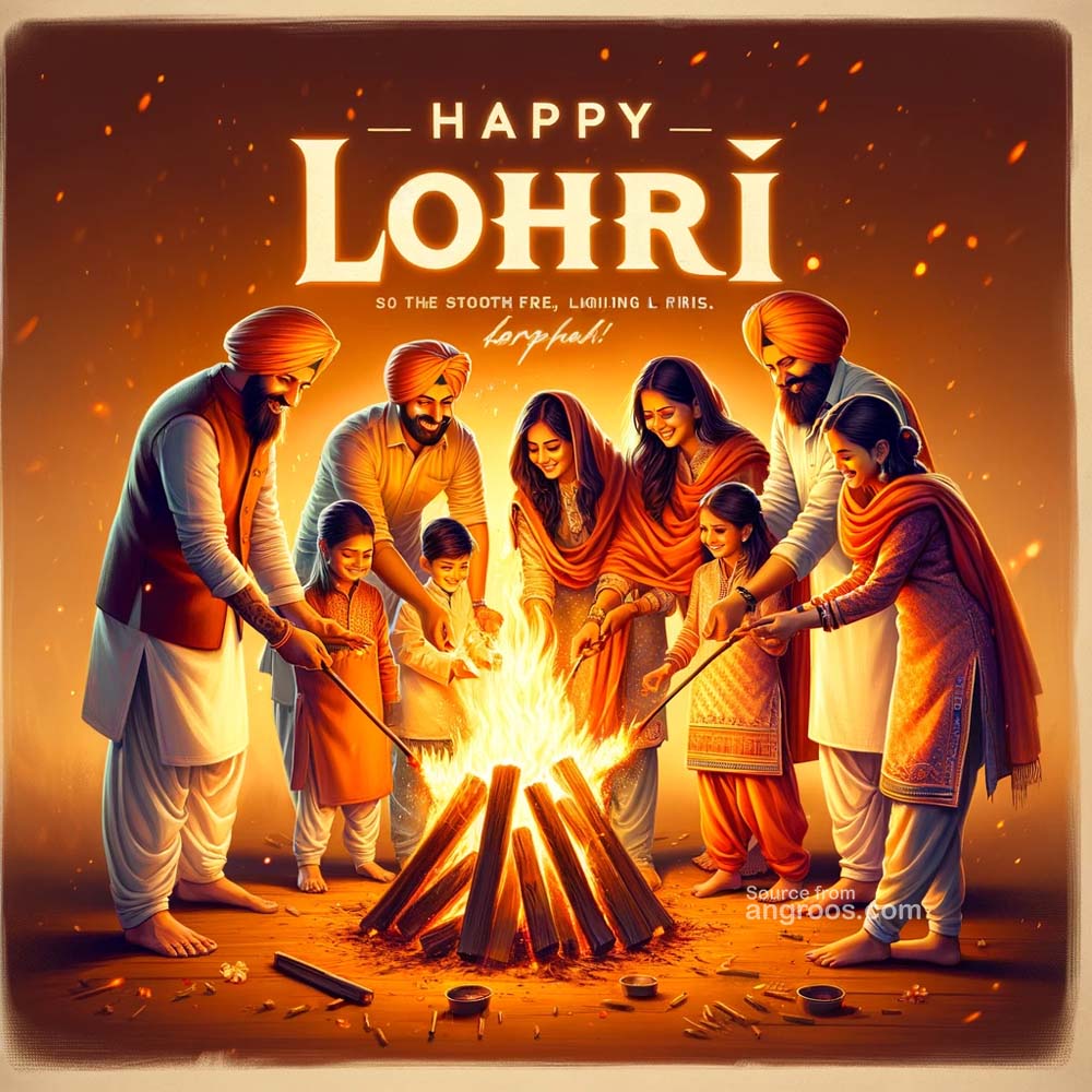 Lohri family gathering