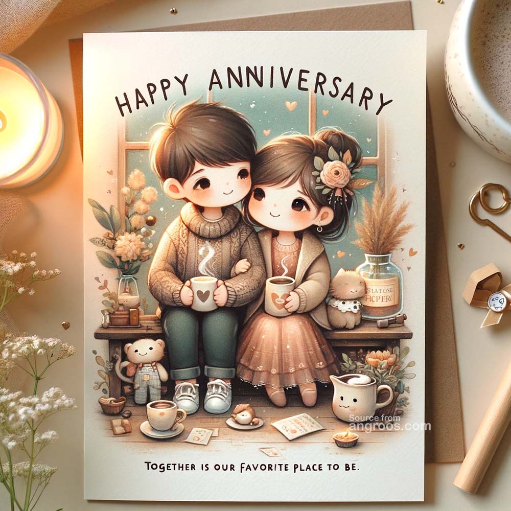 Happy Anniversary cute heartwarming