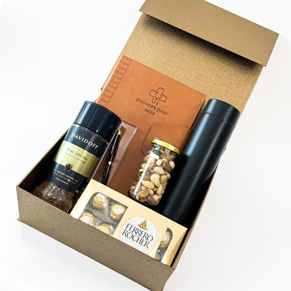 Beautifully wrapped new year gift for Doctors with doctor diary, Ferrero Rocher, and more - Image 4