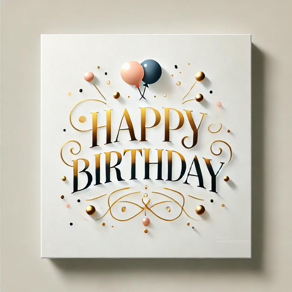 simple and elegant birthday greeting card India's Favourite Online Gift Shop