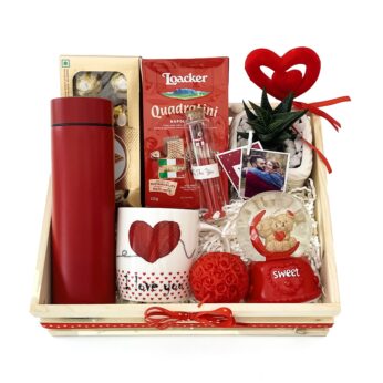 Special Valentine’s surprises are beautified with customized mugs, candles, and more