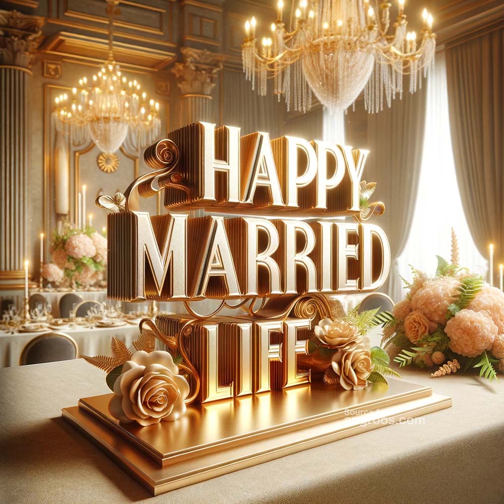 Happy Married Life Wishes