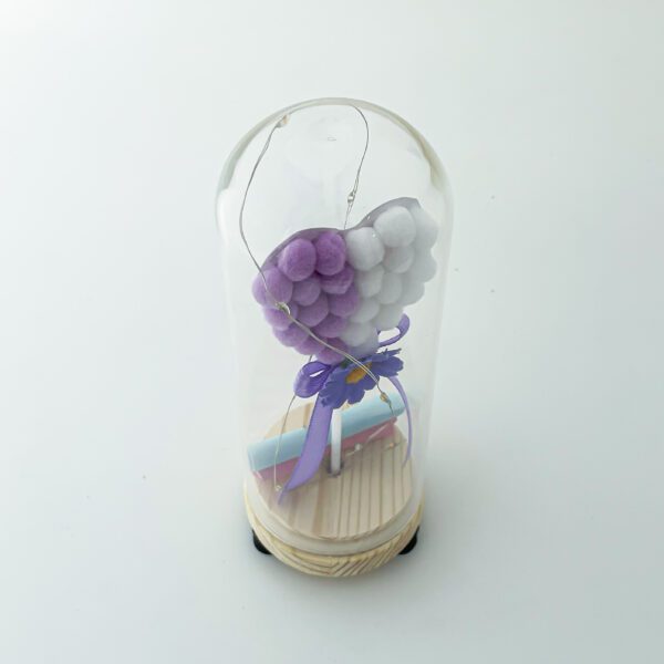 Alluring Heart light bottle for Valentine's Day surprises (10 x 10 x 6 cm) - Image 3