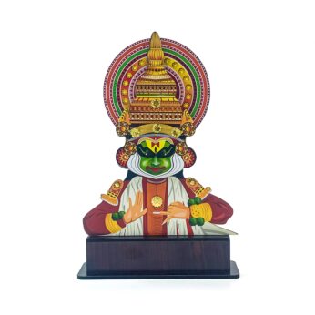 Captivating Kathakali Dance Stand (Half) with visually stunning detailing