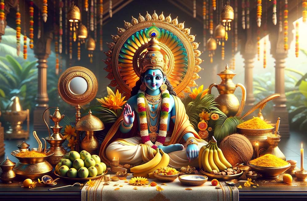 Embrace the Vibrance of Vishu: Heartfelt Vishu Wishes, Kani Images, and Greetings