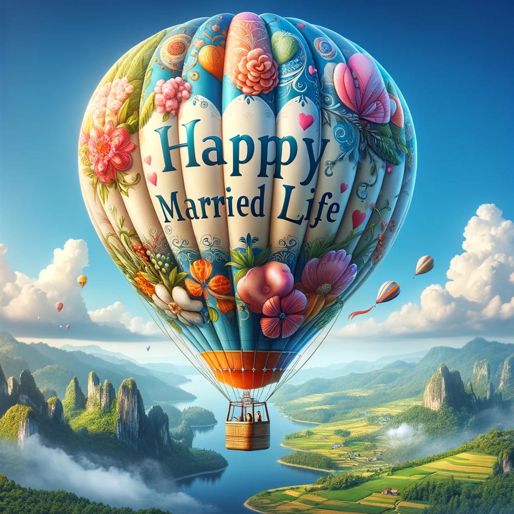 image depicting a whimsical hot air balloon ride India's Favourite Online Gift Shop