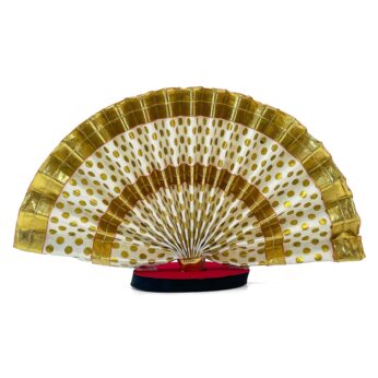 Compact Small Size White And Golden Thiru Udayada (Height 5 Inches) with stand – Dimensions: