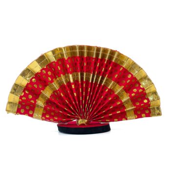 Elegant Red Thiru Udayada with Stand – (5-inch Height)