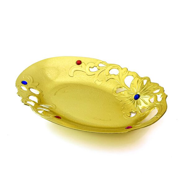 Small Plastic Plate for Vishu Rituals