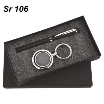 Elegance Combo: Exquisite Metal Pen and Keychain Gift Set