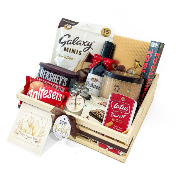 Scrumptious Easter gift hamper filled with Chocolates and greeting cards - Image 3