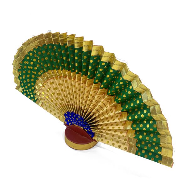 Unique Green and Golden Color Thiru Udayada (Height -9 Inches) - Ideal for Vishu and Vishu Kani Celebrations - Image 3