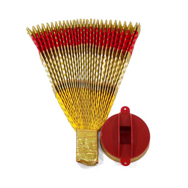 Traditional Red/Gold Thiru Udayada (12-Inch Height) - Image 4