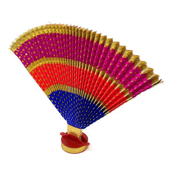 Multi-color ThiruUdayada(12-inch Height )with Stand (Blue, Golden, Orange, Pink) - Image 2