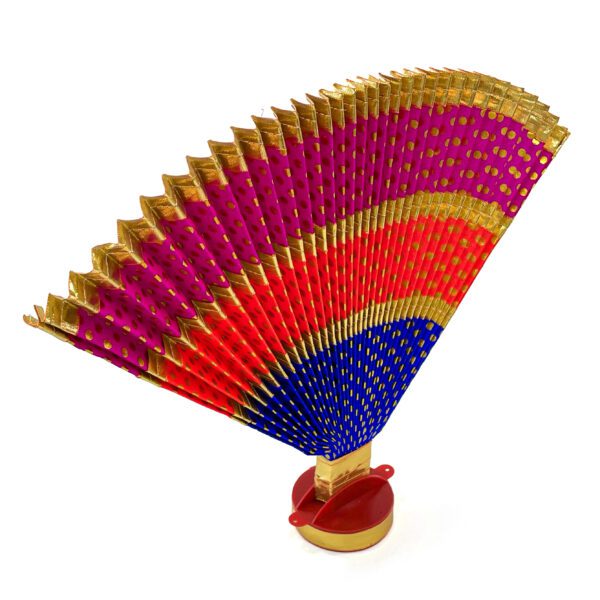 Multi-color ThiruUdayada(12-inch Height )with Stand (Blue, Golden, Orange, Pink) - Image 3