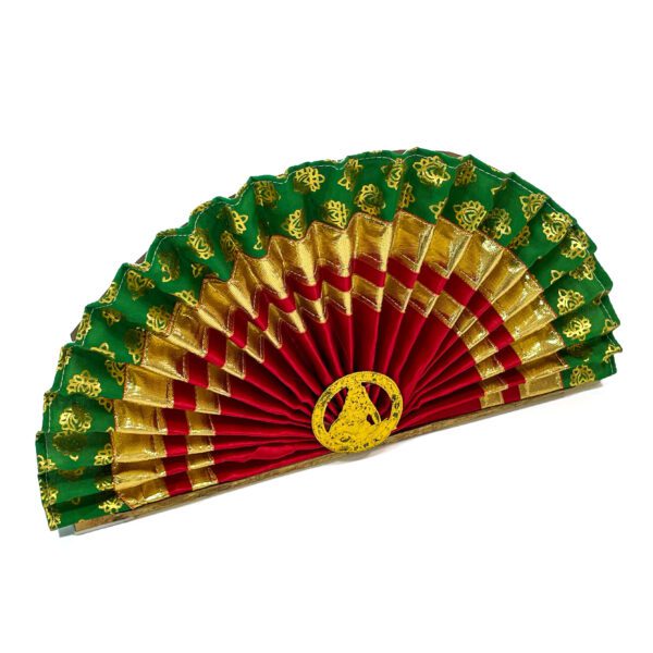 Thiru udayada with red and green hue for Vishu kani decorations (L 12 x H 6.5 Inch) - Image 2