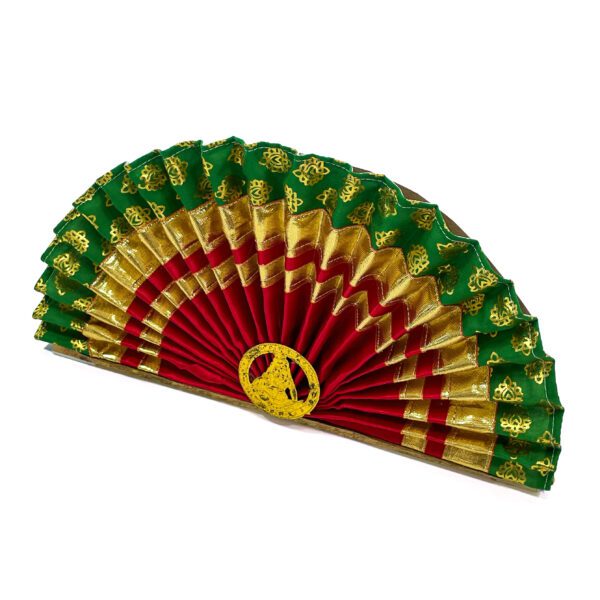 Thiru udayada with red and green hue for Vishu kani decorations (L 12 x H 6.5 Inch) - Image 3