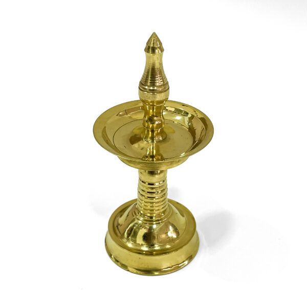 Brass Nilavilakku miniature for Vishu