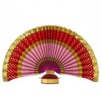 Exquisite Multi-color Thiru Udayada(9inch- Height) with Stand – Pink, Golden, Rose, and Red