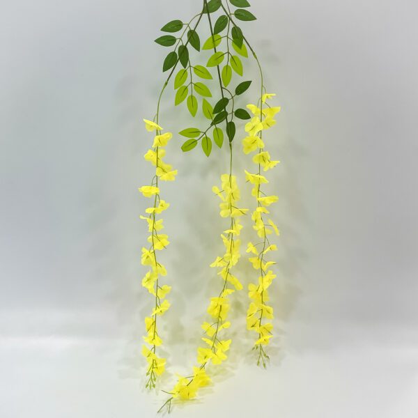 Golden Blossom: Artificial Kanikonna Flower (cassia fistula) for your Vishu Celebration (1 pieces) - Image 2