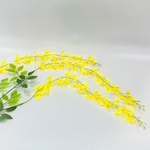 Golden Blossom: Artificial Kanikonna Flower (cassia fistula) for your Vishu Celebration (1 pieces) - Image 3