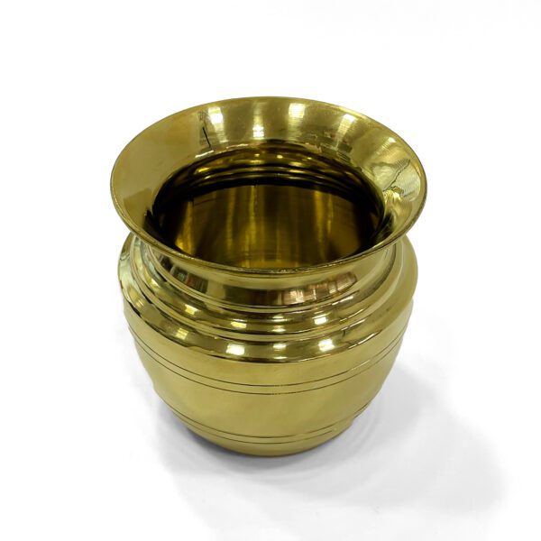 Traditional Brass Pooja Kalash (Theertha Kudam) to enhance your sacred space and home decor - Image 4