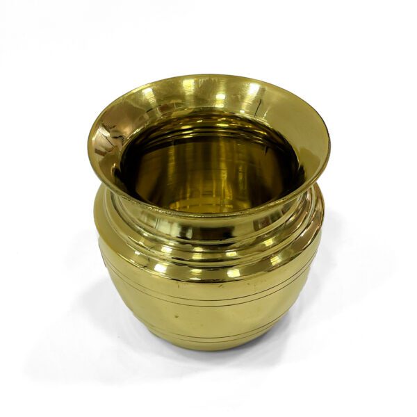 Traditional Brass Pooja Kalash (Theertha Kudam) to enhance your sacred space and home decor - Image 3