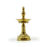 brass round nilavilakku for pooja