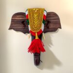 Kerala Ethnic Elephant Head Wall Art