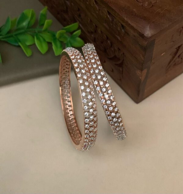 Rose Gold Bangle Set